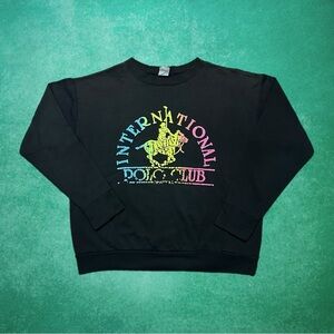 Vintage International Polo Club Rainbow Sweatshirt